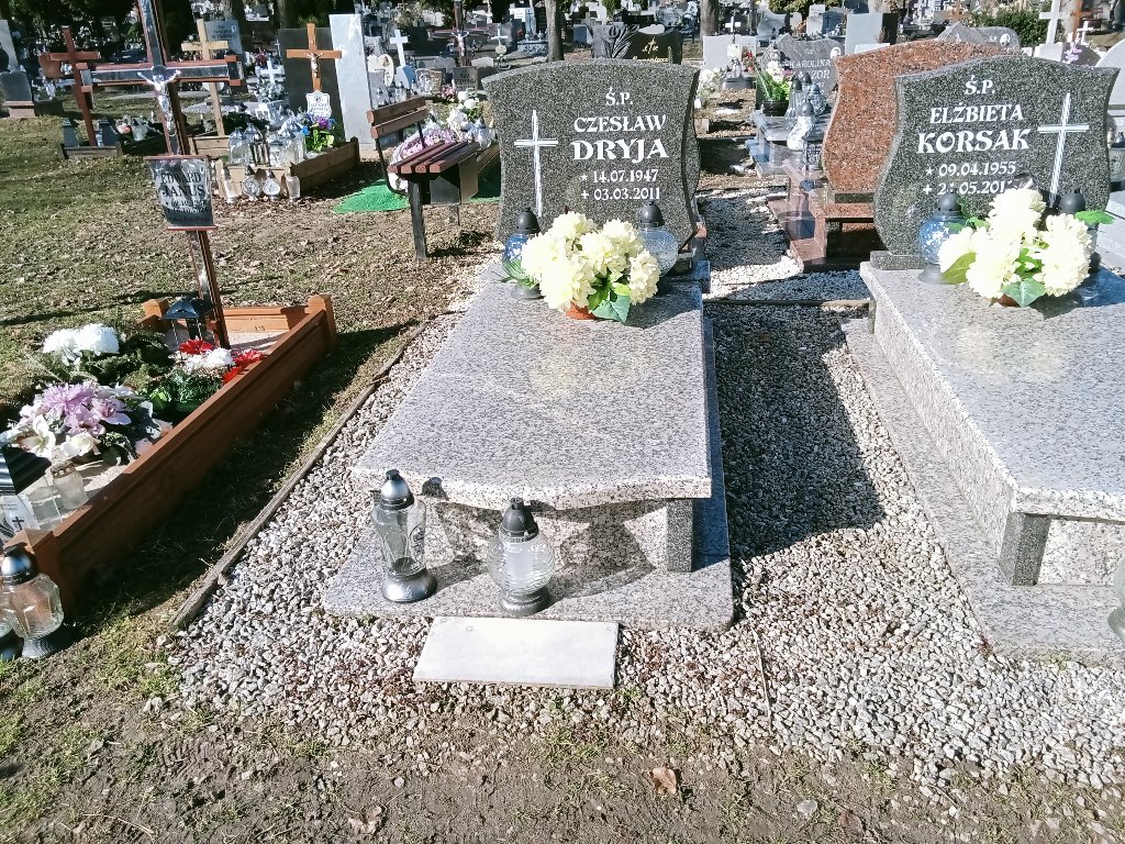 Grób Czesław Dryja
