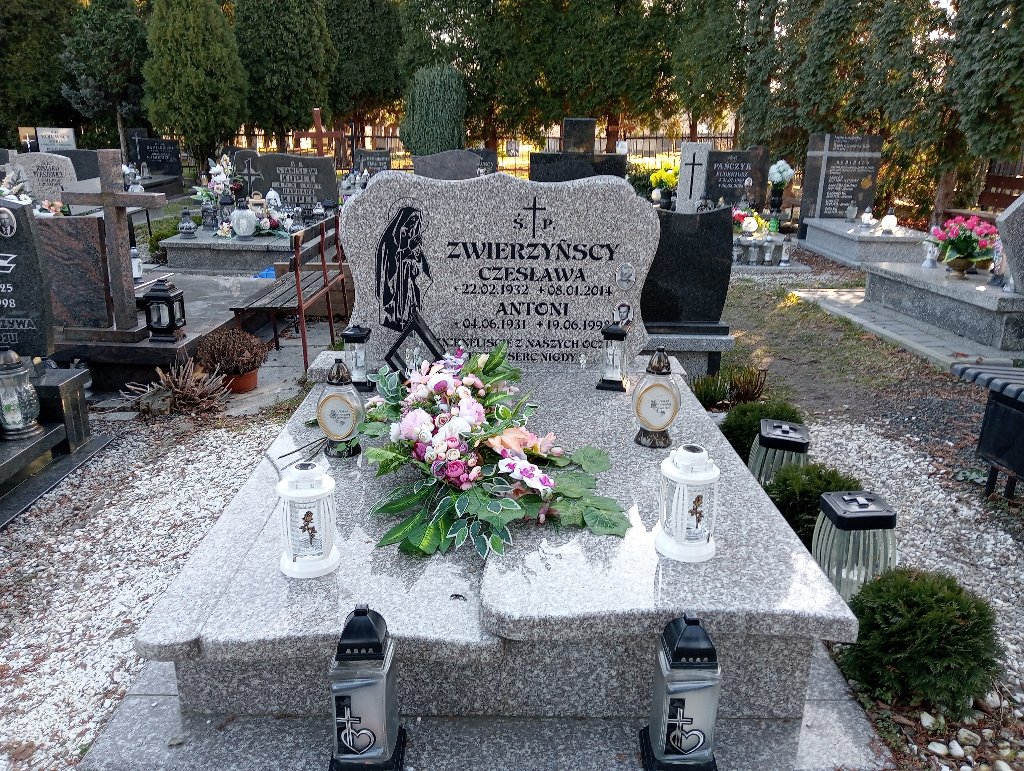 Grób Antoni Zwierzyński